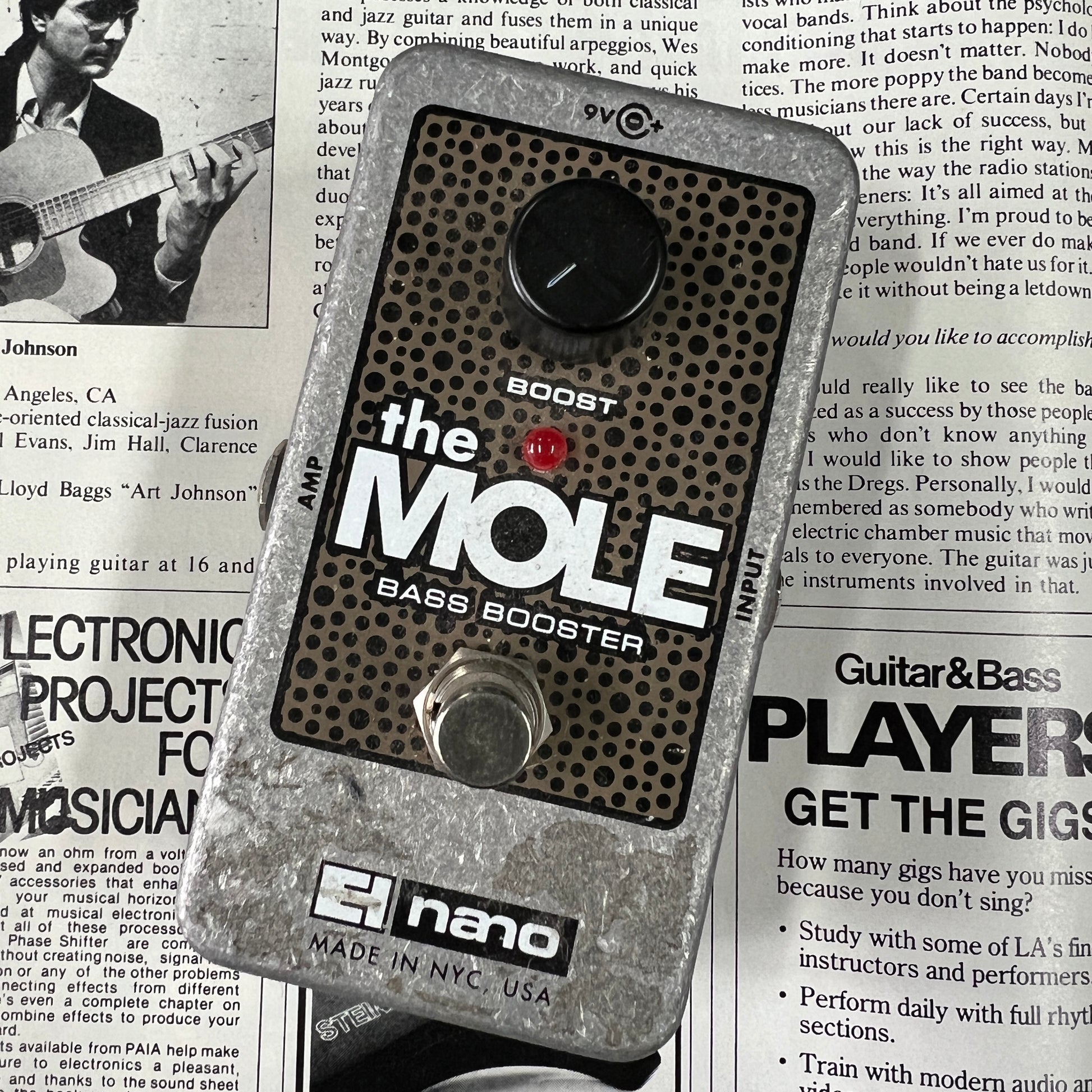 ElectroHarmonix The Mole Bass Booster Pedal