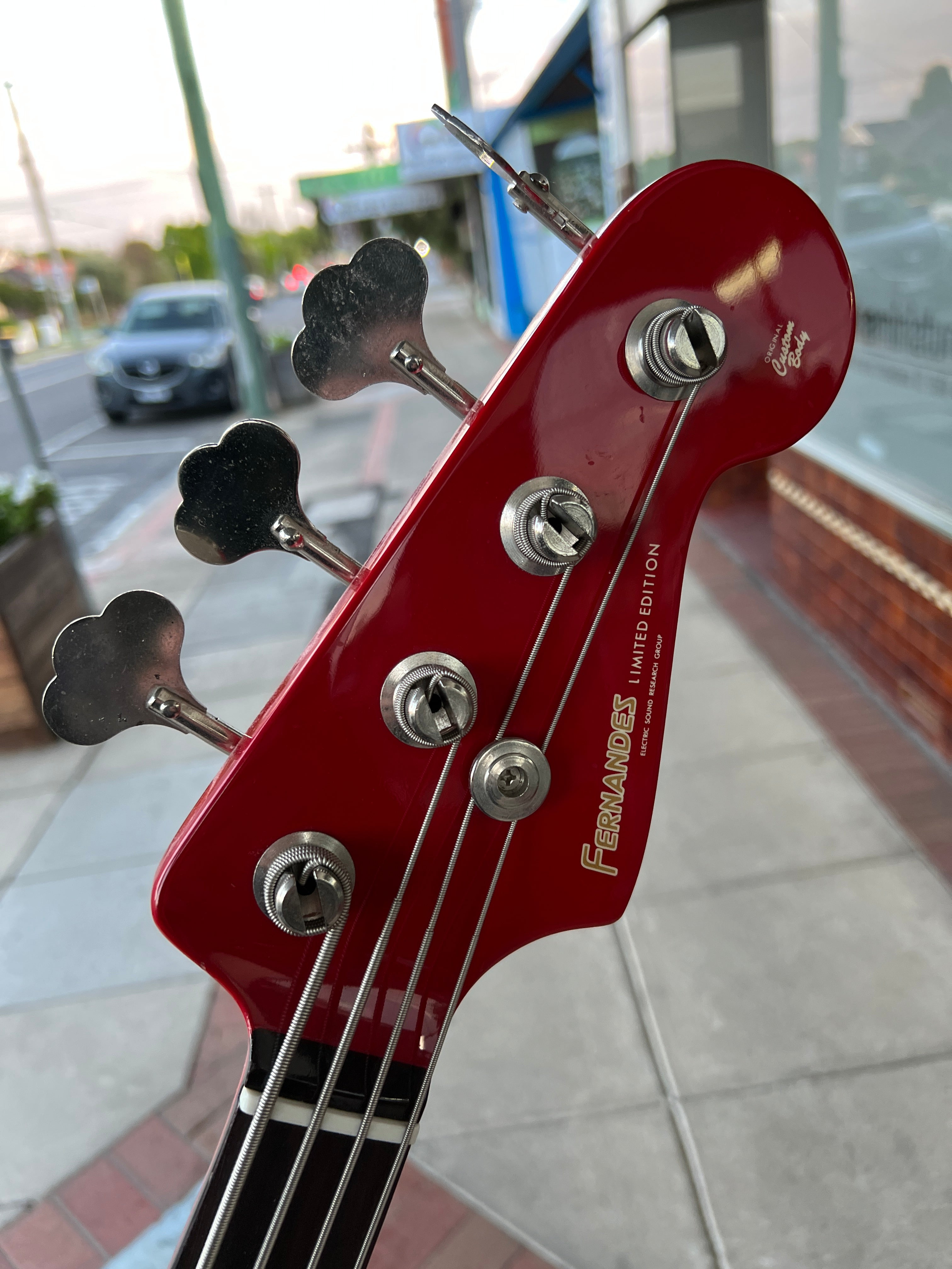 Fernandes Limited Edition Electric Bass guitar | 4-String | Red