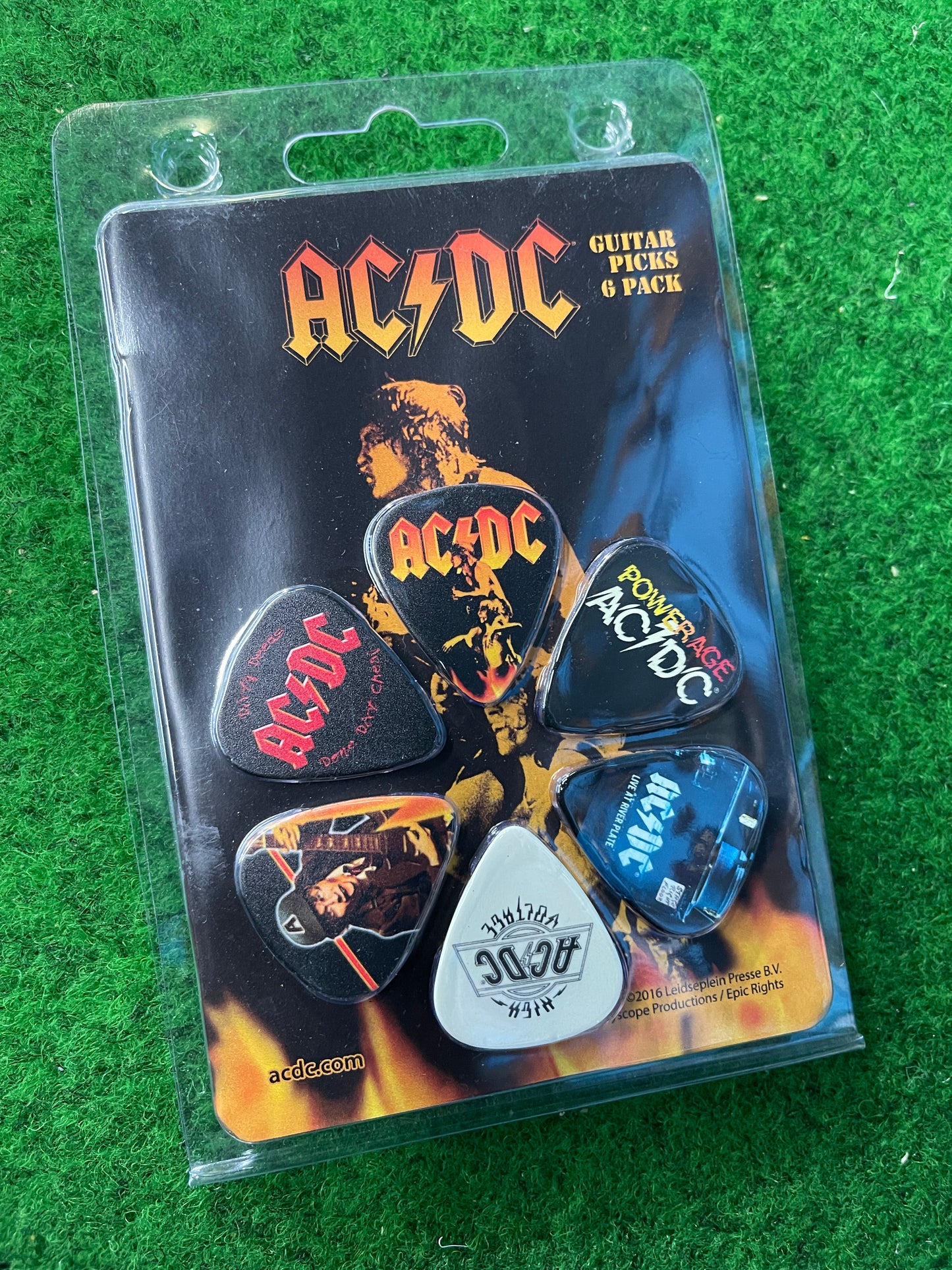 AC/DC Limited Edition Guitar Picks - 6 Pack - 0.71mm