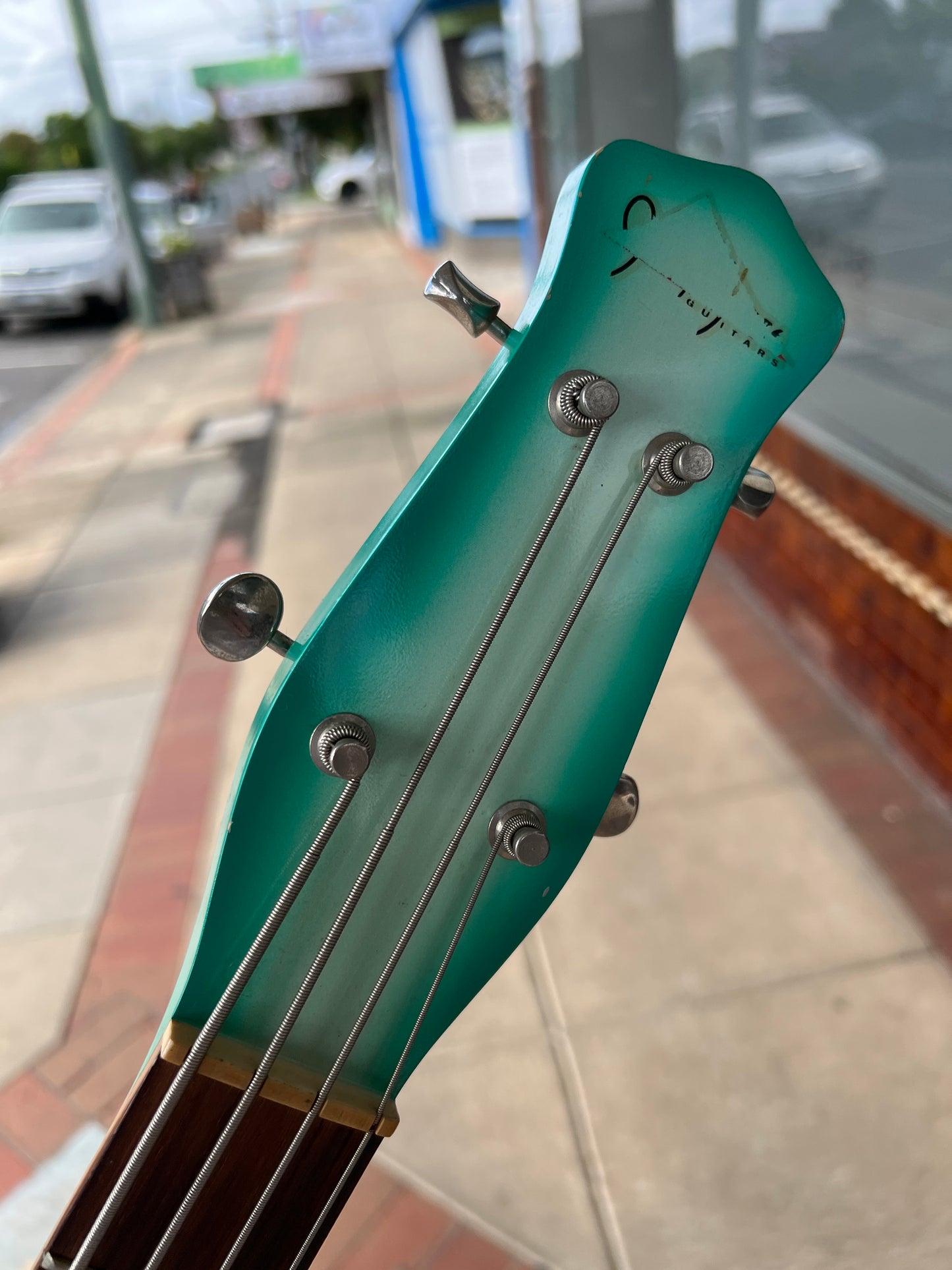 Jerry Jones Longhorn Electric Bass | 4-String | Seafoam Green Burst