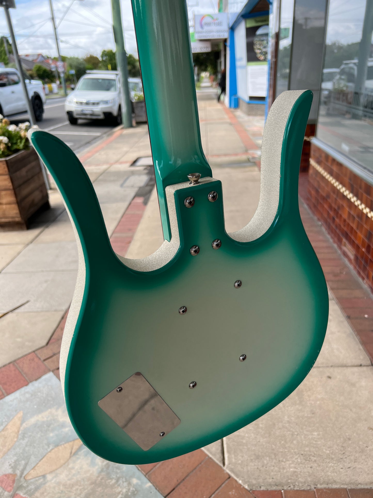 Jerry Jones Longhorn Electric Bass | 4-String | Seafoam Green Burst