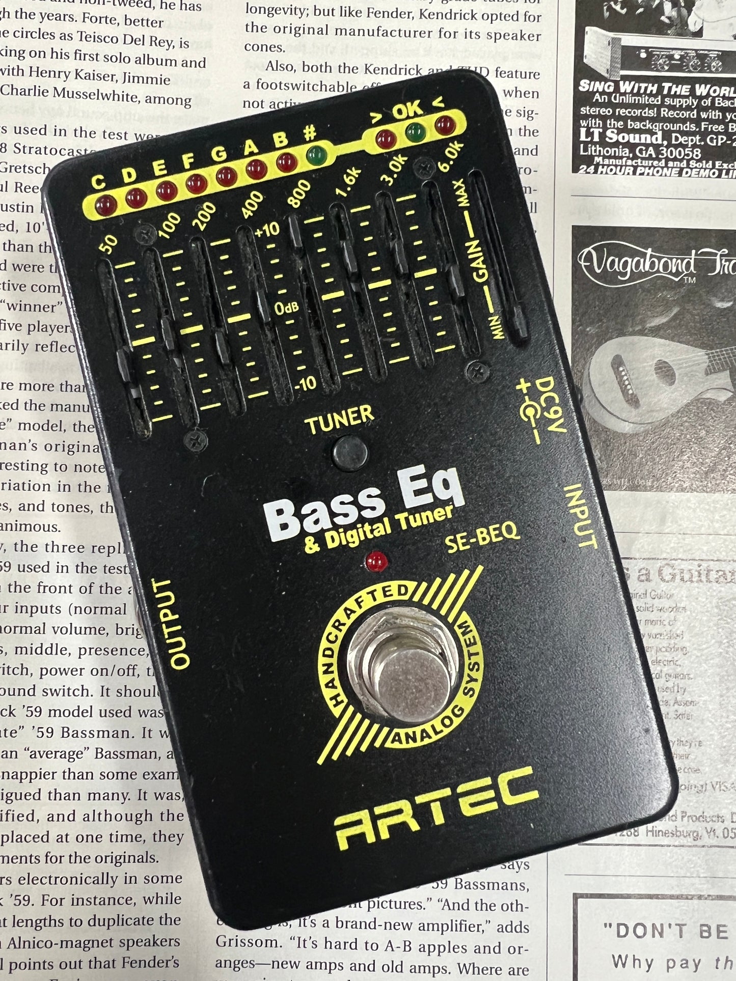 Artec SE-BEQ Bass EQ & Digital Tuner