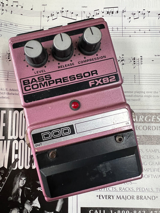 DOD FX82 Bass Compressor Pedal