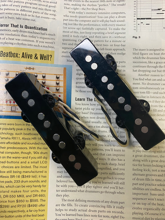 Lindy Fralin Split Jazz Bass Pickup Set