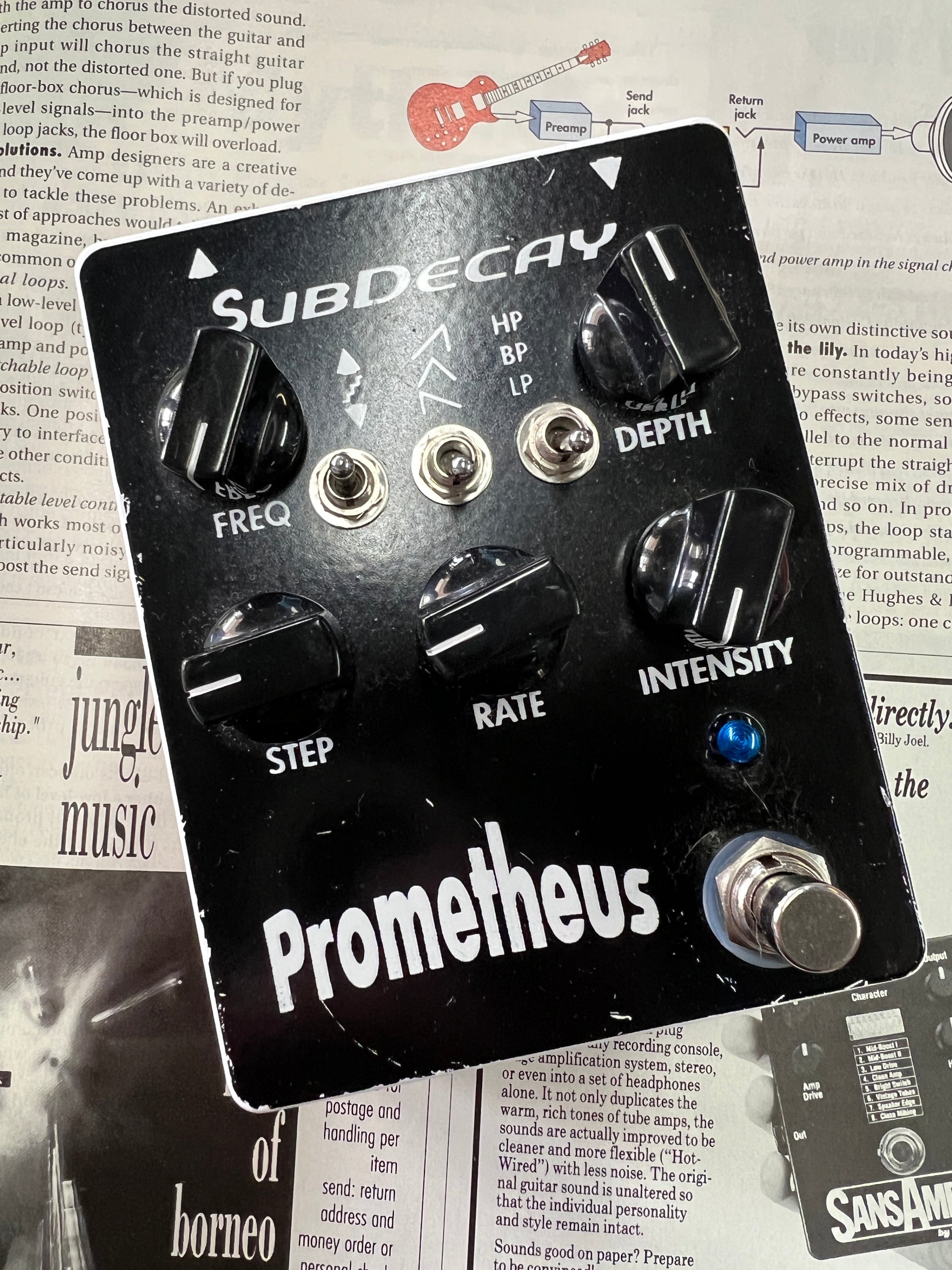 Prometheus SubDecay Filter FX Pedal