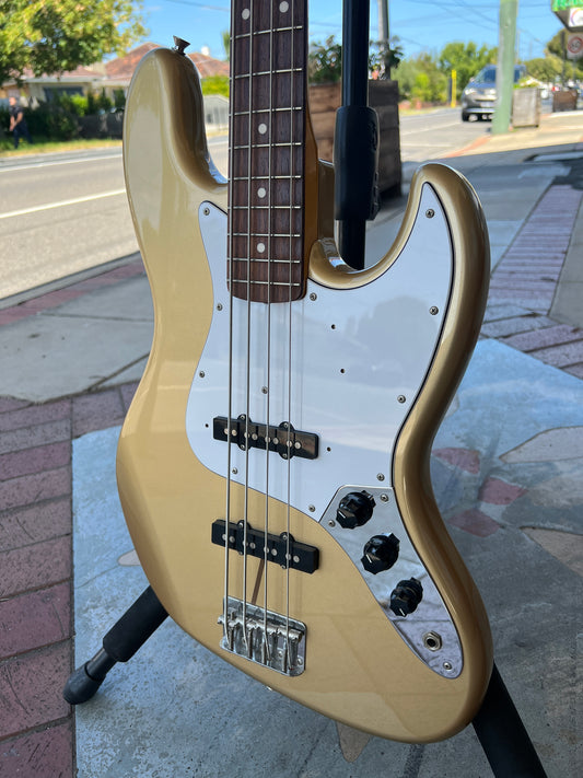 Fender MIJ 4-String Jazz Bass | Shoreline Gold ** ON HOLD **