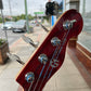 Maruszczyk Mr.Tee Semi Hollow 4-String Electric Bass | Trans Red