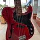 Maruszczyk Mr.Tee Semi Hollow 4-String Electric Bass | Trans Red