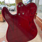 Maruszczyk Mr.Tee Semi Hollow 4-String Electric Bass | Trans Red
