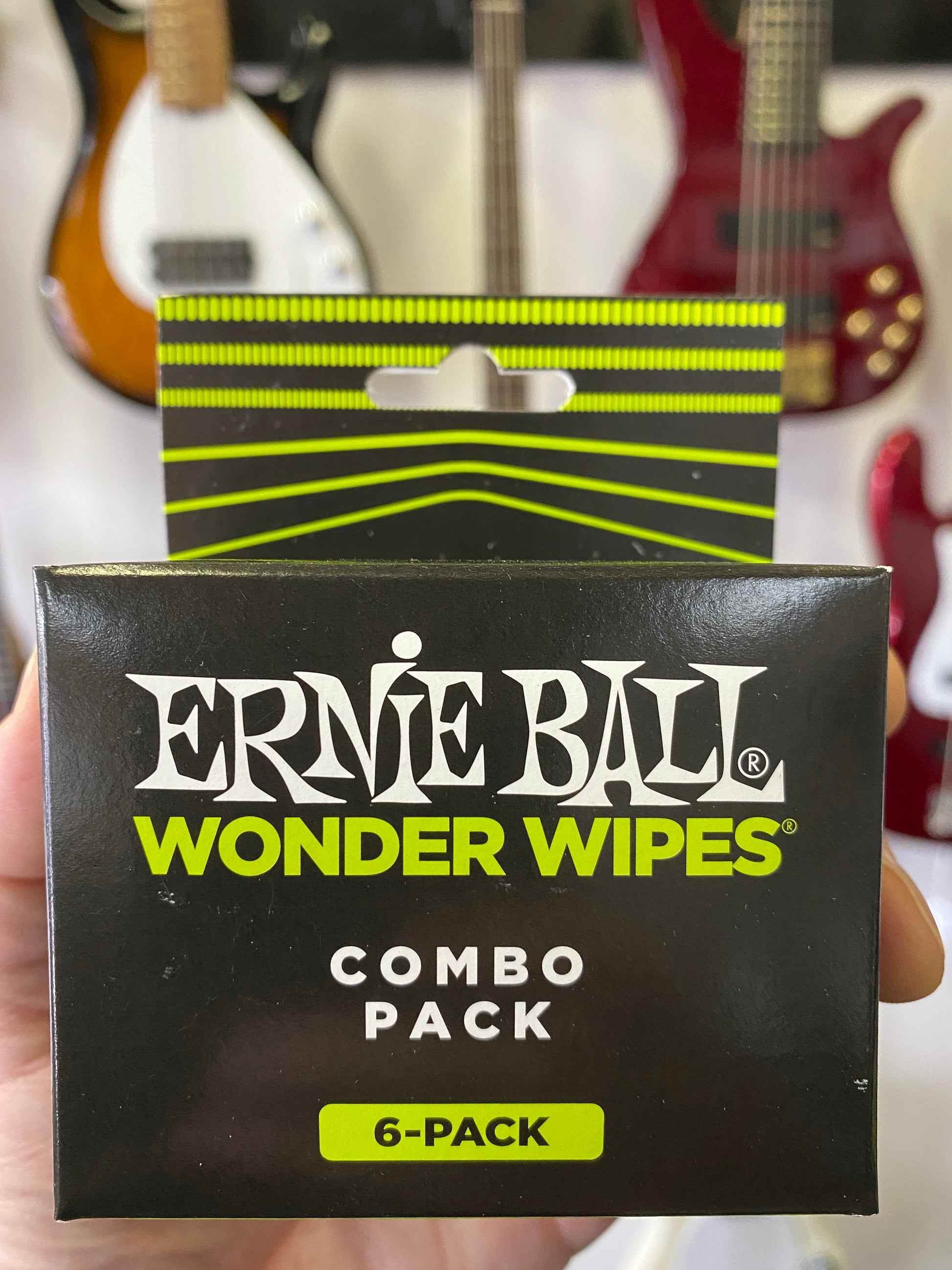 Ernie Ball Wonder Wipes Combo Pack (6 Pack)