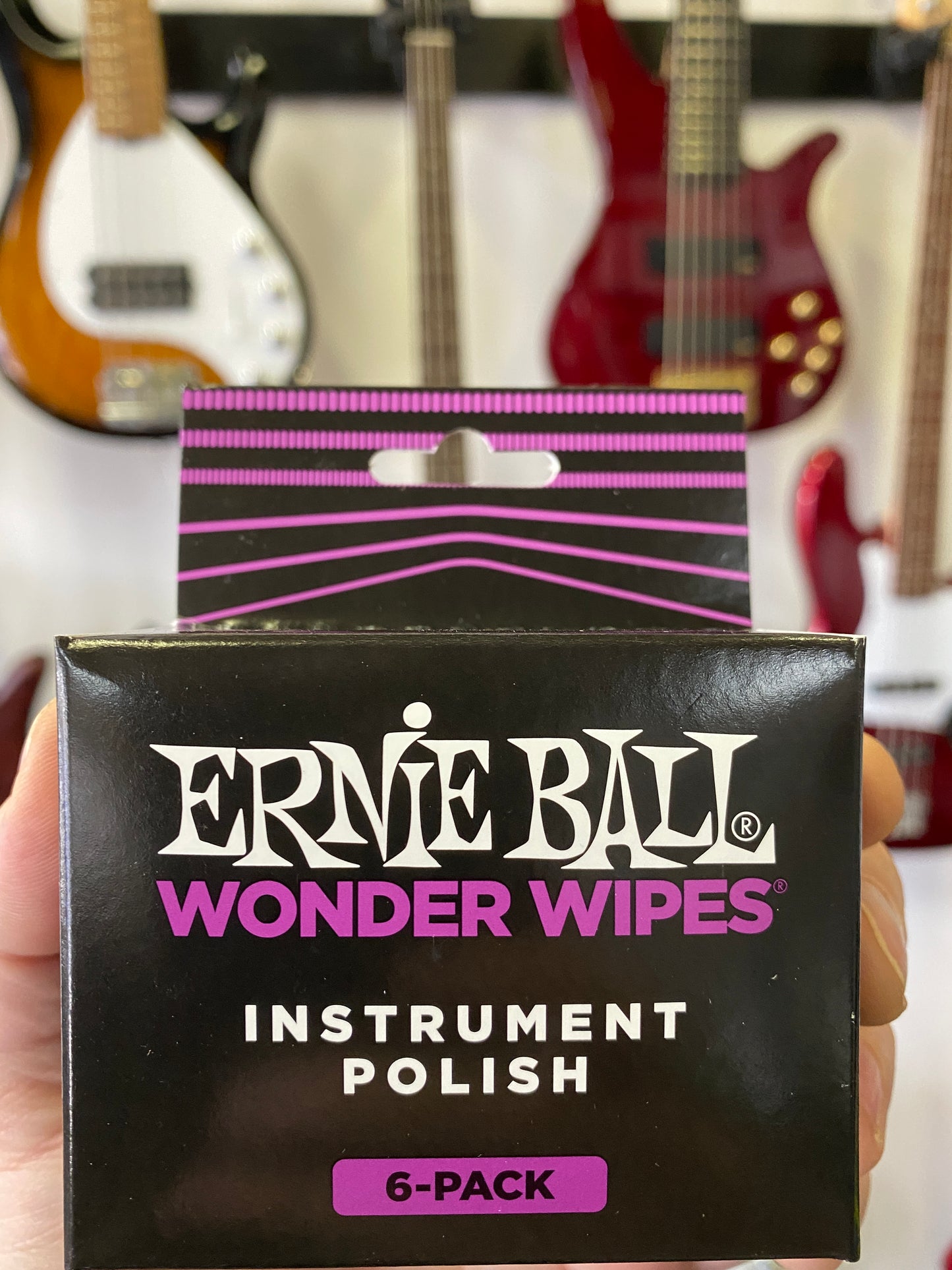 Ernie Ball Wonder Wipes Instrument Polish (6 Pack)