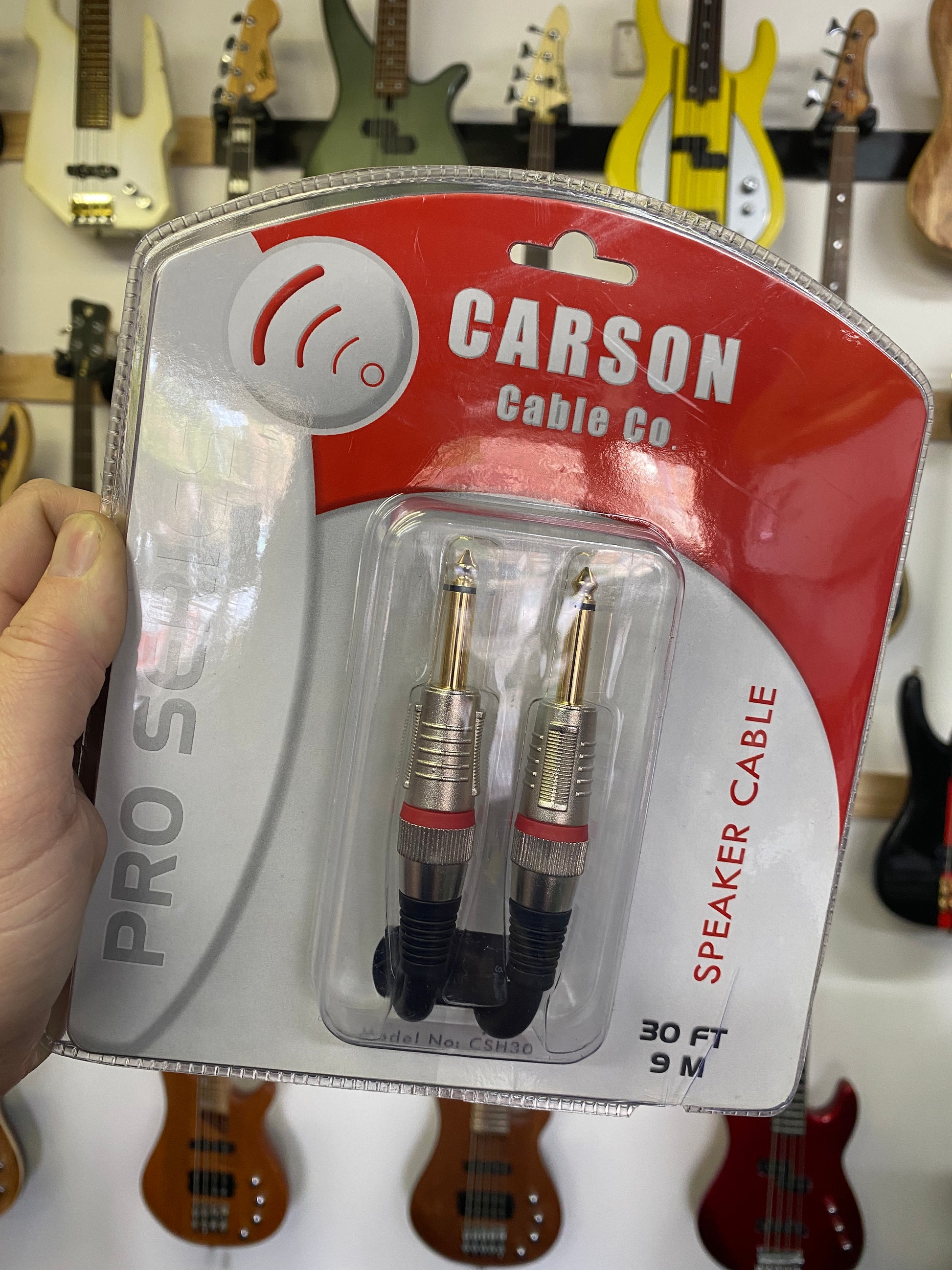Carson Pro 30ft Speaker Cable