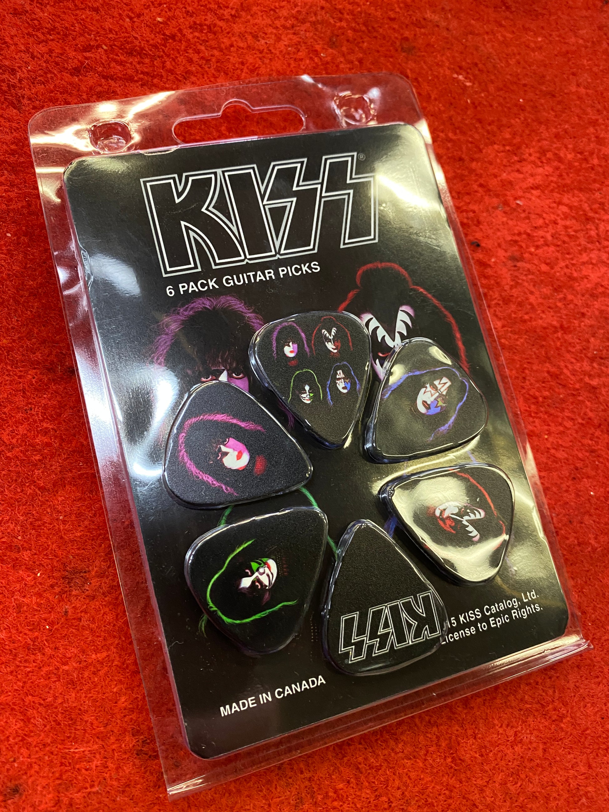 KISS #1 Limited Edition Picks - 6 Pack - 0.71mm
