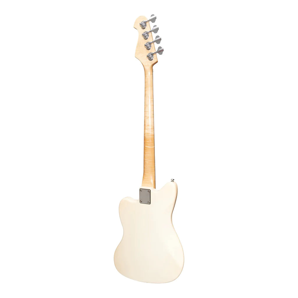 J&D Luthiers JM-Style Electric Bass Guitar | 4-String | Cream