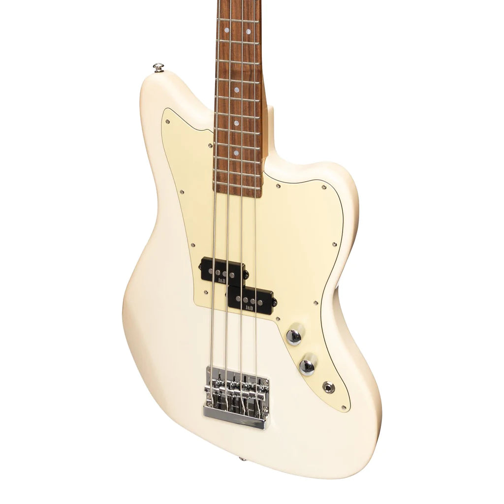 J&D Luthiers JM-Style Electric Bass Guitar | 4-String | Cream