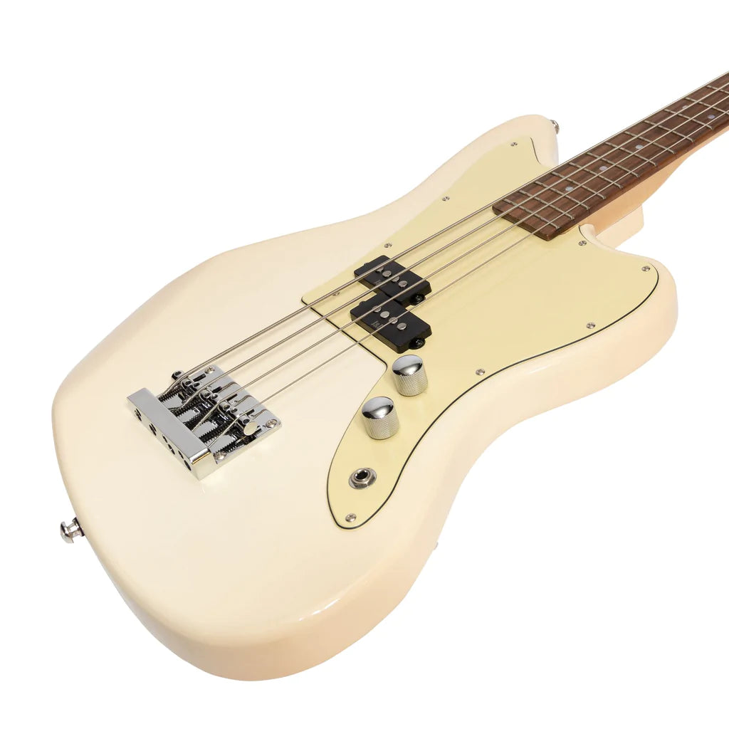 J&D Luthiers JM-Style Electric Bass Guitar | 4-String | Cream