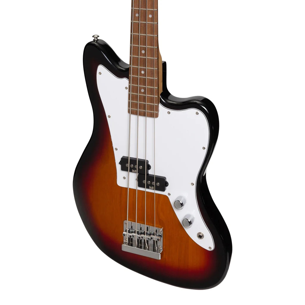 J&D Luthiers JM-Style Electric Bass Guitar | 4-String | Tobacco Sunburst