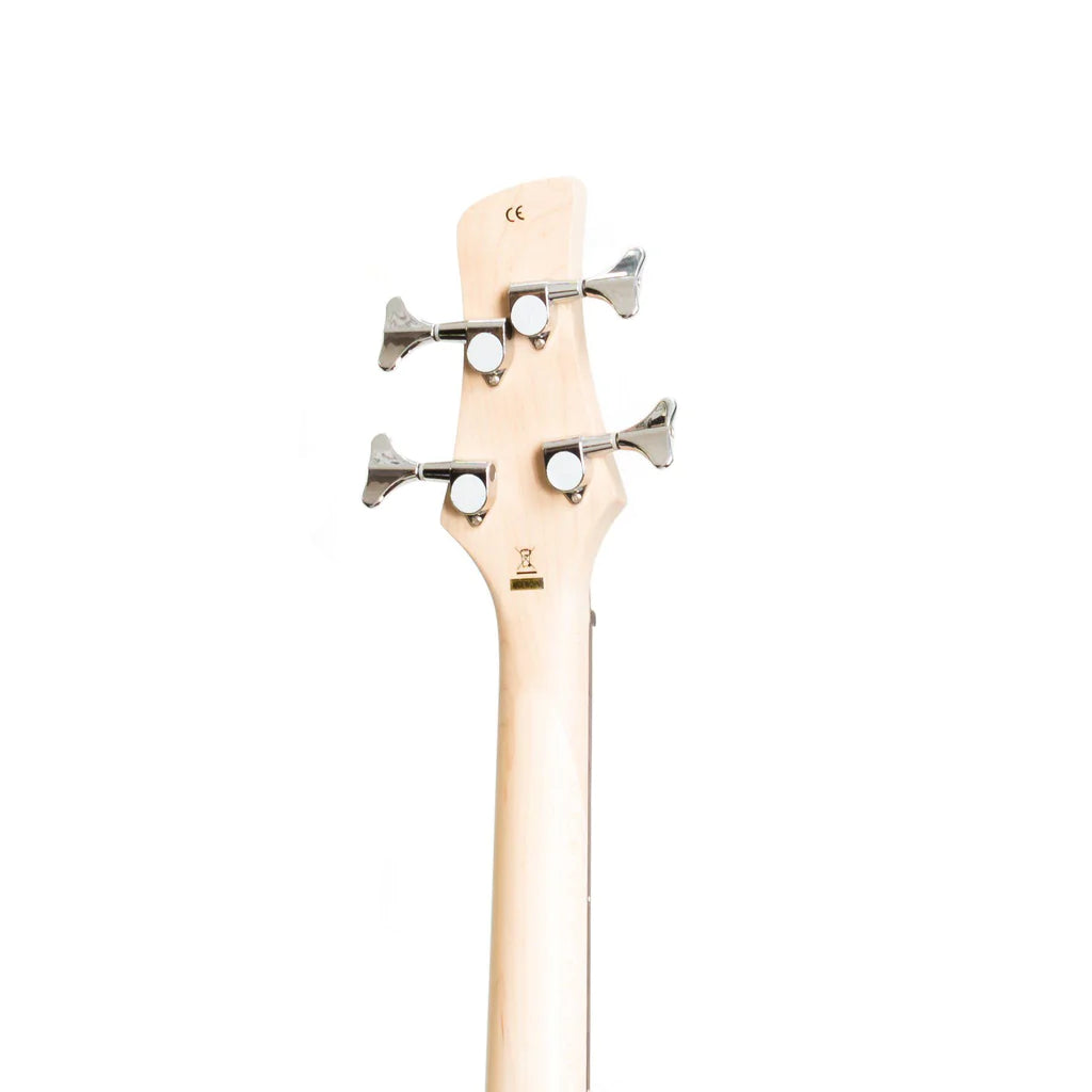 J&D Luthiers T-Style Electric Bass Guitar | 4-String | Natural Satin