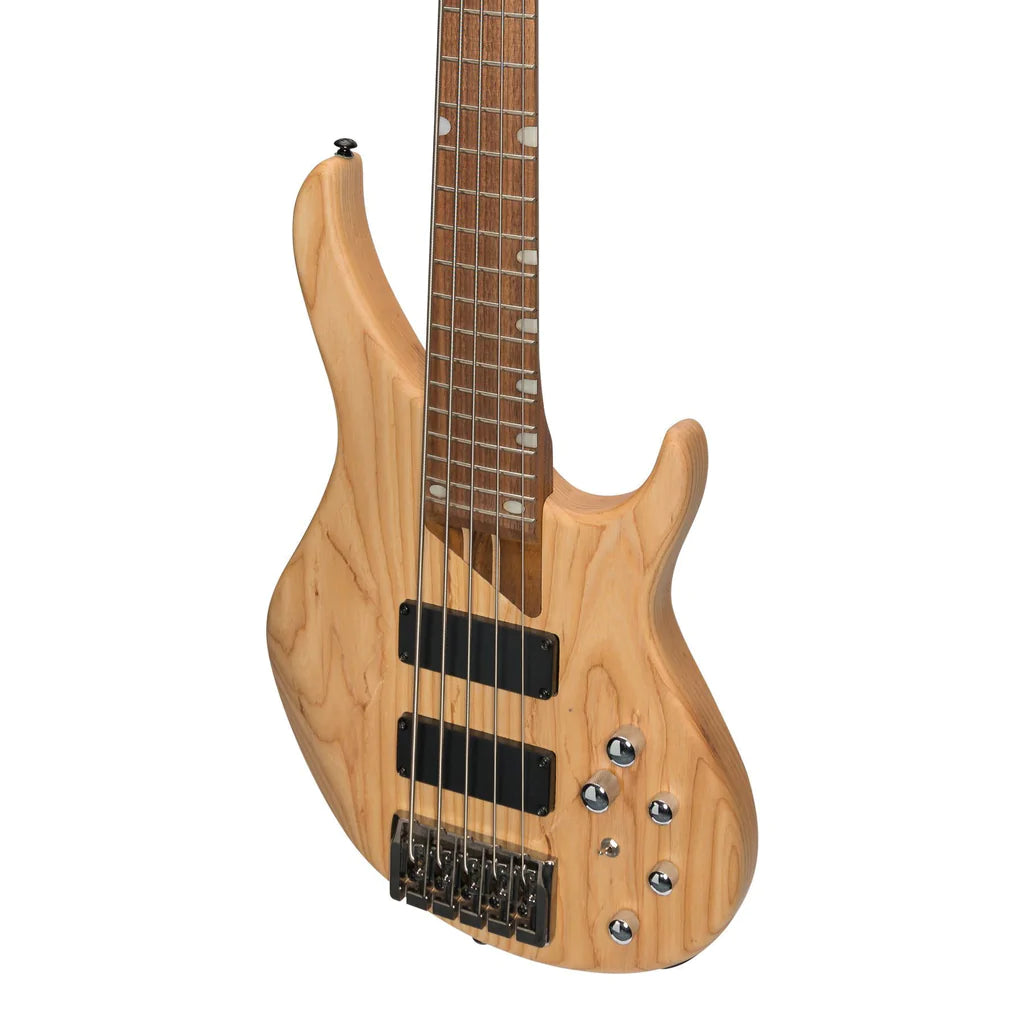 J&D Luthiers 48 Series Electric Bass Guitar | 5-String | Natural Satin