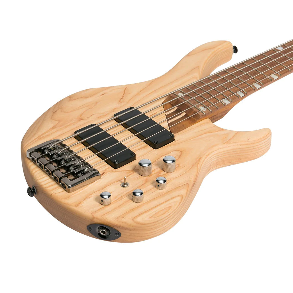 J&D Luthiers 48 Series Electric Bass Guitar | 5-String | Natural Satin