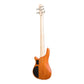 J&D Luthiers T-Style Electric Bass Guitar | 5-String | Natural Satin