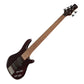 J&D Luthiers T-Style Electric Bass Guitar | 5-String | Satin Brown Stain