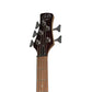 J&D Luthiers T-Style Electric Bass Guitar | 5-String | Satin Brown Stain