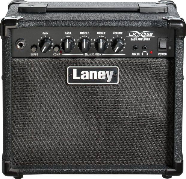 Laney LX15B LX Bass 15W Combo Amplifier | Black