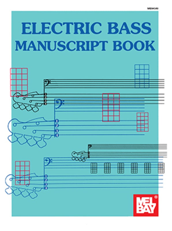 Electric Bass Manuscript Book