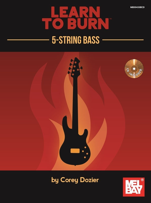 Learn To Burn 5-String Bass Bk/Cd