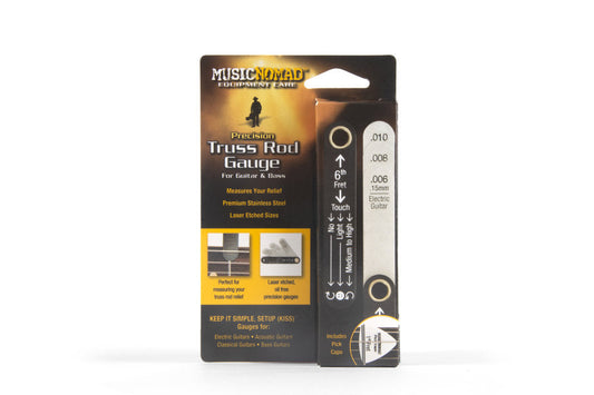 Music Nomad MN600 Precision Truss Rod Gauge with Pick Capo
