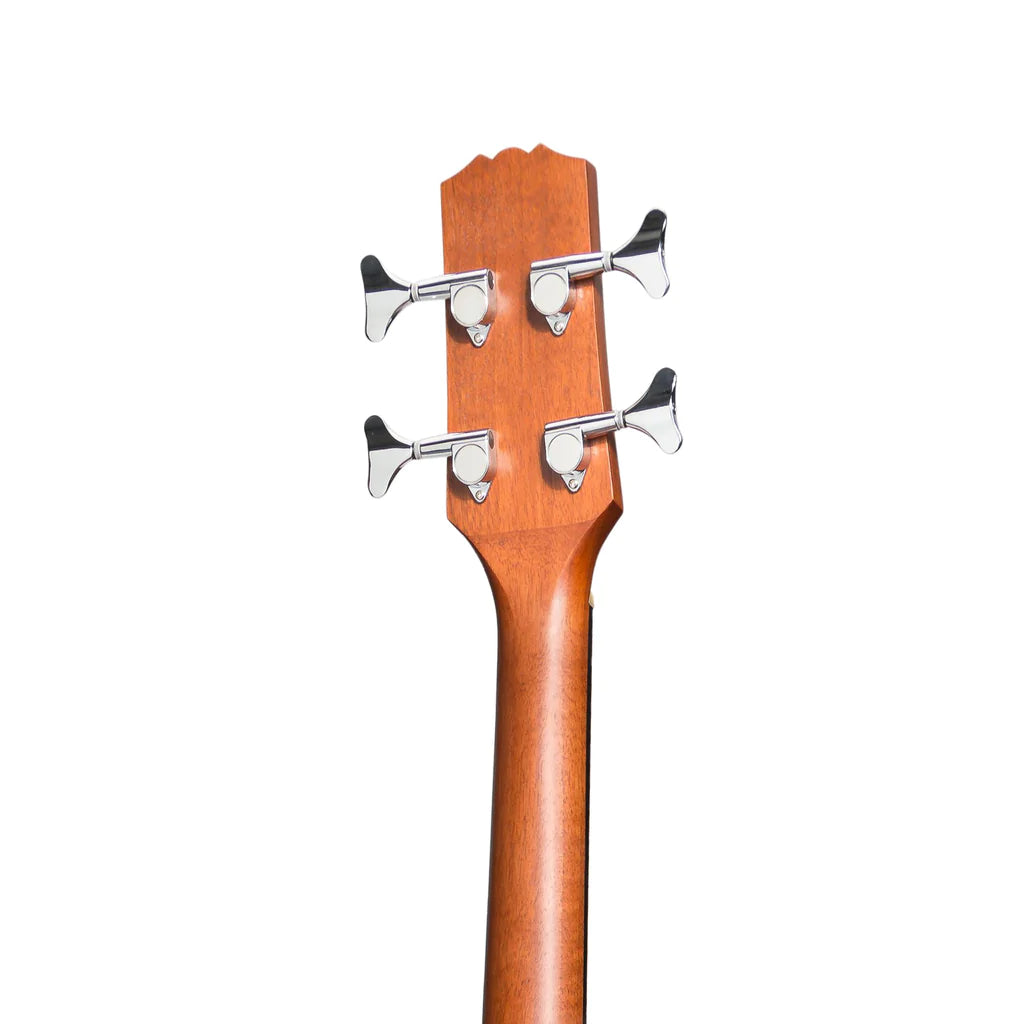 Martinez Natural Series Acoustic Bass Guitar | 4-String | Open Pore | Cutaway | Left Handed