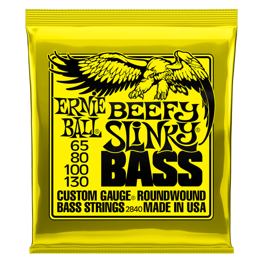 Ernie Ball Beefy P02840 Slinky Nickel Wound Electric Bass Strings 55-110 Gauge