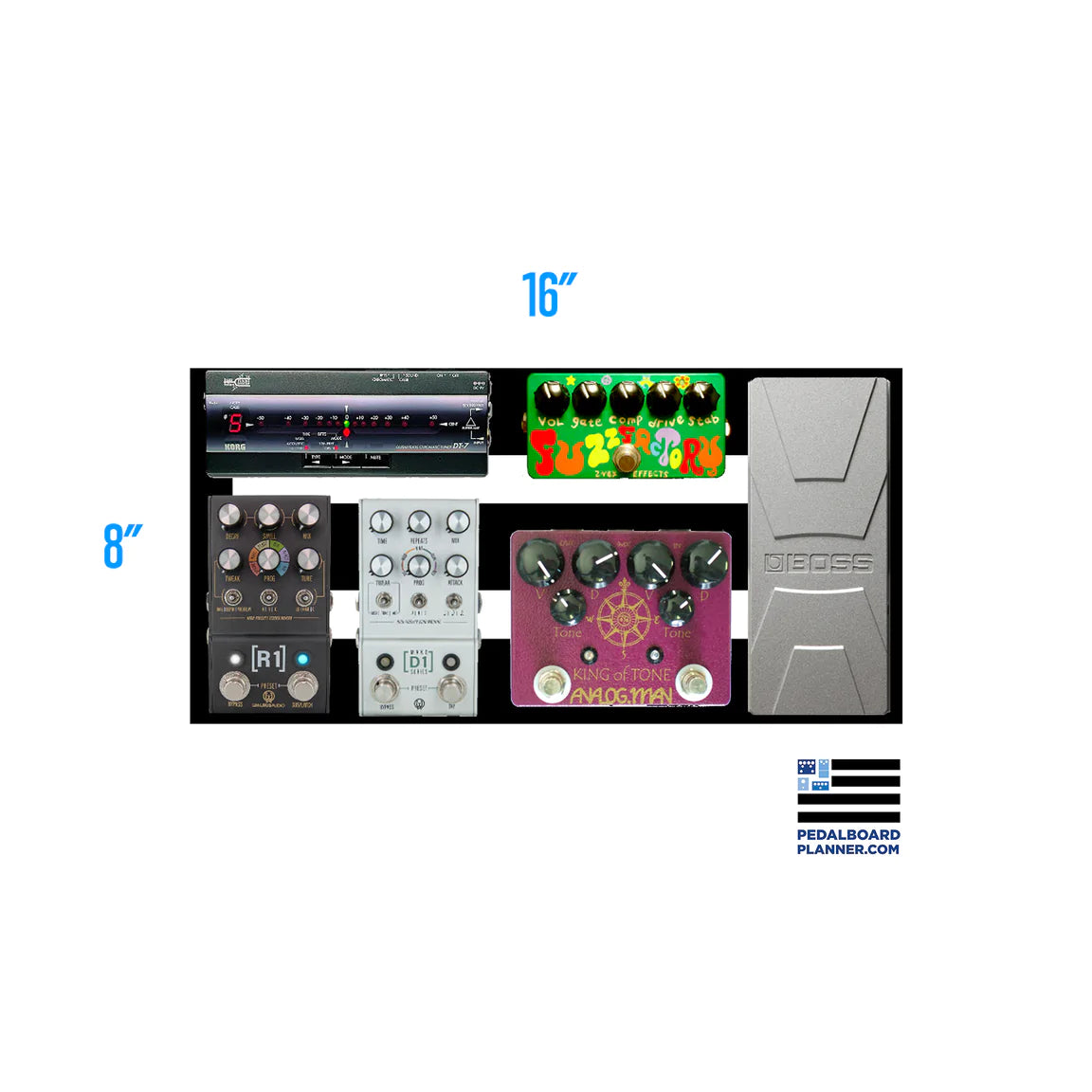 Pedaltrain PT-M16-TC Metro 16 | Tour Case