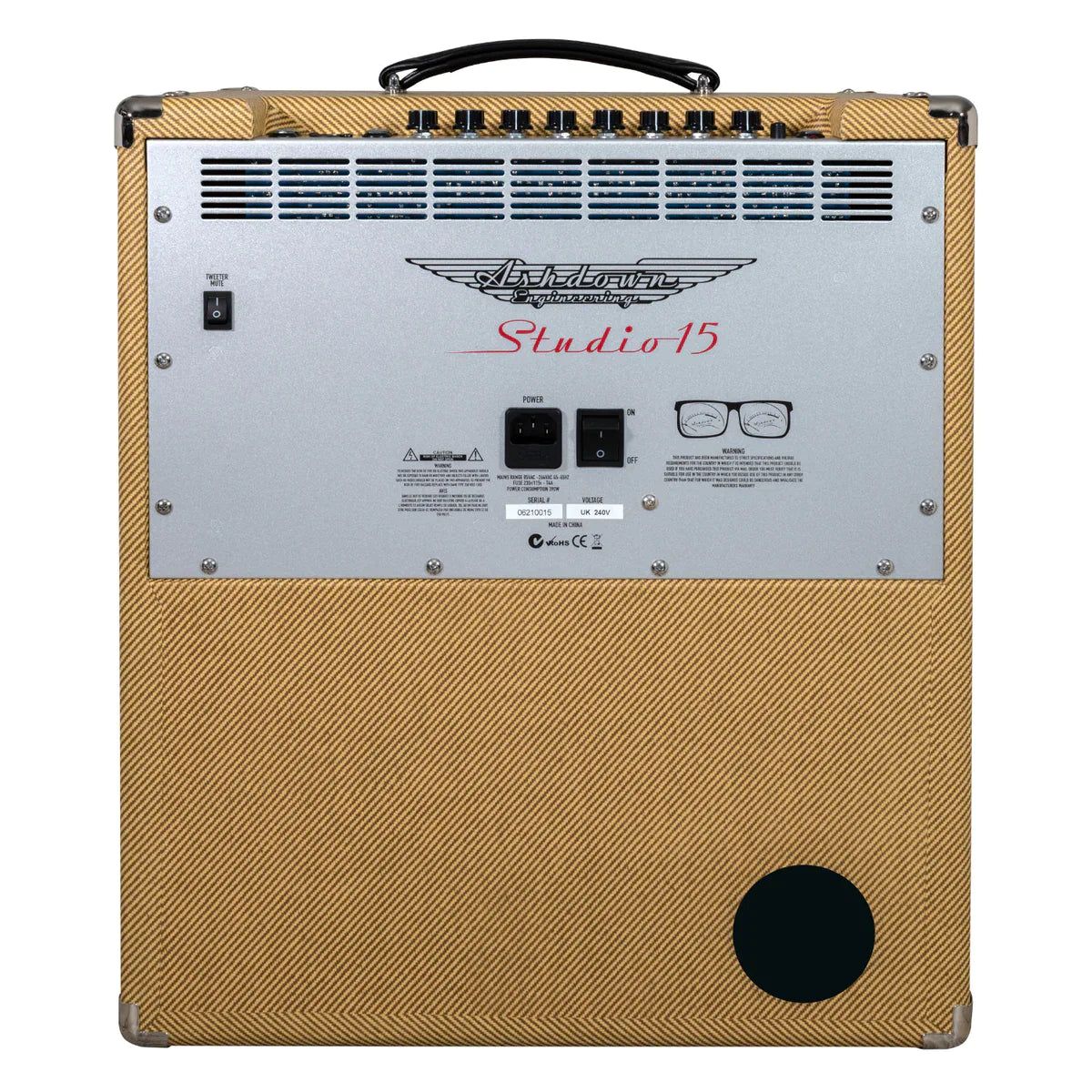 Ashdown TW STUDIO-15 Bass Combo Amplifier | Tweed