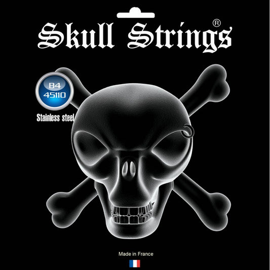 Skull Strings 45/105 4-String Bass Set - Made in France