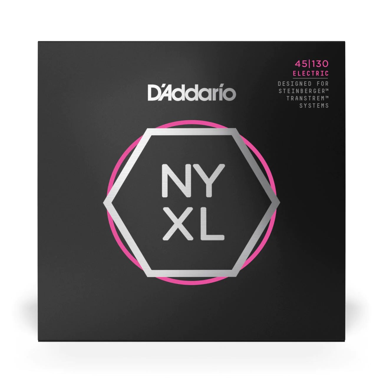 D'Addario NYXLS45130 | NYXL Nickel Wound Bass Strings 45-130 Gauge | Regular Light | Double Ball End | 5-String