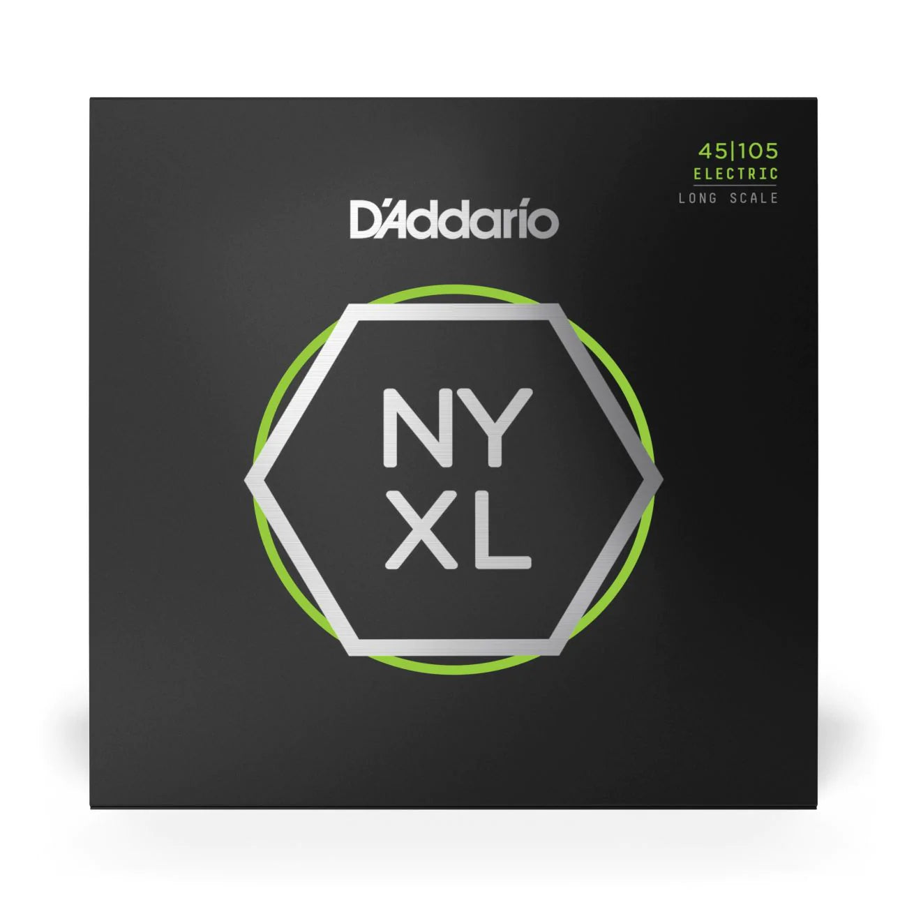 D'Addario NYXL45105 | NYXL Nickel Wound Bass Strings 45-105 Gauge | Light Top/Medium Bottom