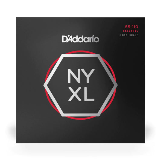 D'Addario NYXL55110 | NYXL Nickel Wound Bass Strings 55-110 Gauge | Heavy