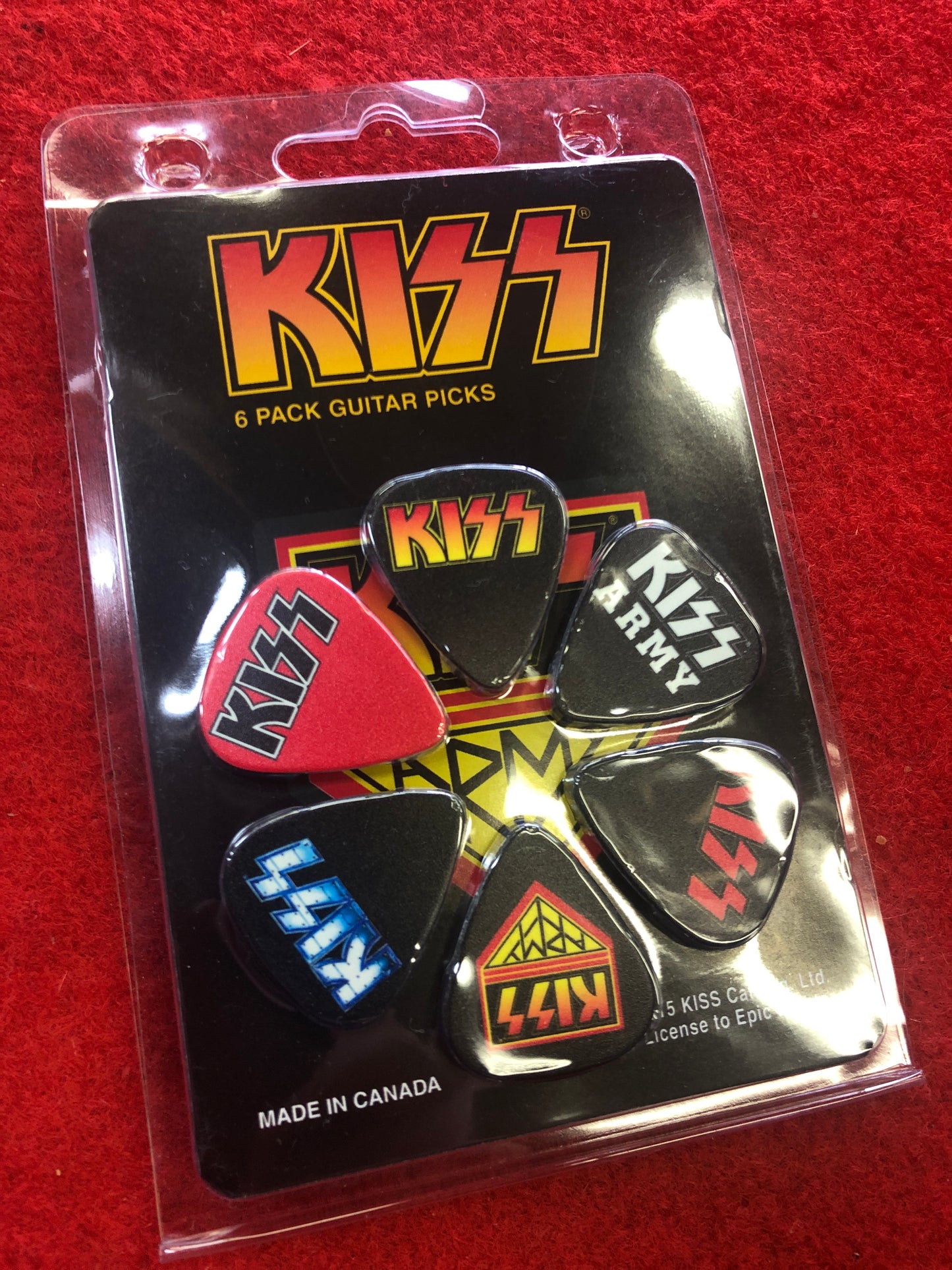 KISS #2 Limited Edition Picks - 6 Pack - 0.71mm