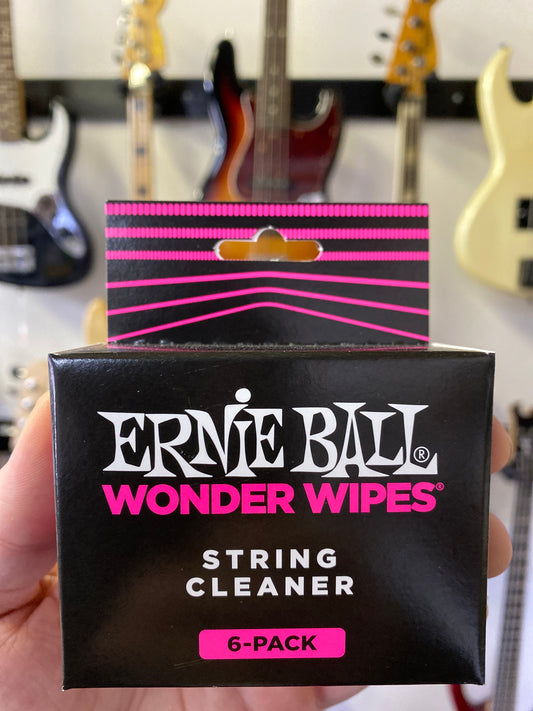 Ernie Ball Wonder Wipes String Cleaner (6 Pack)