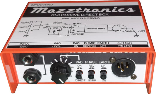 Mozztronics | DI-3 Passive Direct Box
