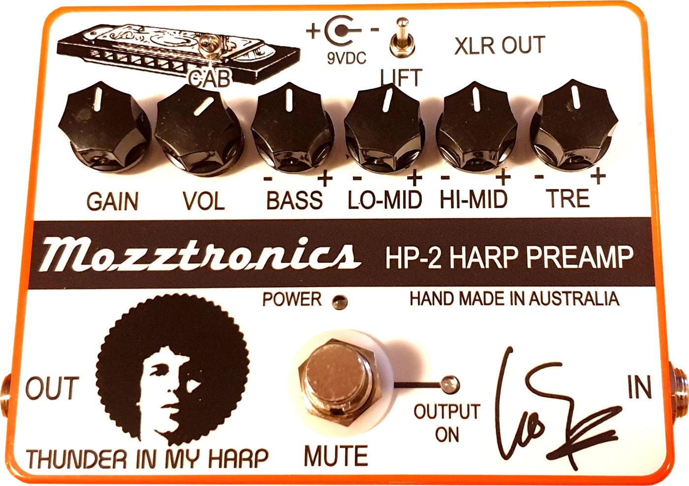 Mozztronics | HP-2 Leo Sayer Signature Harp Preamp